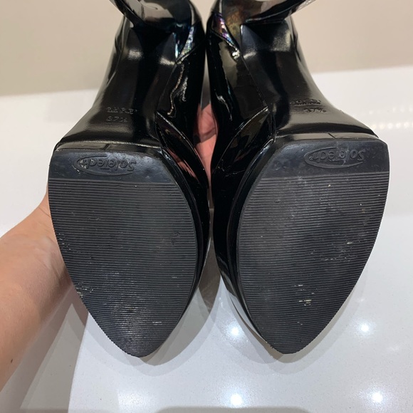 PERFECT GUCCI Iridescent Black Platform Pumps - Picture 4 of 4